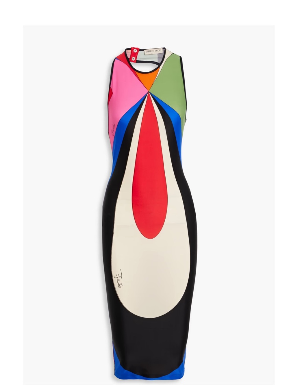 Pucci Multicolor Graphic stretch Dress